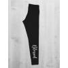 imageLeggings for Women Teen Girls Gift for Fans Team Players Love Volleyball Soccer Horses Mom Hobbies Tights LeggingBlessed  Black