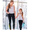 imageLeggings for Women Teen Girls Gift for Fans Team Players Love Volleyball Soccer Horses Mom Hobbies Tights LeggingSoftball Mom  Black