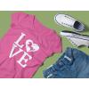 imageLove Horses Gifts for Girls Horseback Riding Horse Kids Girls Fitted TShirtLavender