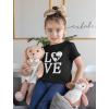 imageLove Horses Gifts for Girls Horseback Riding Horse Kids Girls Fitted TShirtLavender