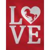 imageLove Horses Gifts for Girls Horseback Riding Horse Kids Girls Fitted TShirtRed
