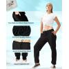 imageLove Volleyball Leggings for Women Teen Girls Gift for Volleyball Fans Fleece JoggersBlack