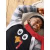 imageMens Silly Turkey Face Gobble Shirt Funny Holiday Thanksgiving Long Sleeve TShirt for MenBlack