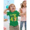 imagePaw Patrol Rubble Digging Being 4 Construction Bulldozer 4th Birthday Toddler Kids TShirtGreen