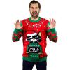 imageSanta Cat Ugly Christmas Sweater Funny Xmas Holiday Tacky Sweaters for Women and Teen GirlsMulticolor