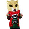 imageSanta Cat Ugly Christmas Sweater Funny Xmas Holiday Tacky Sweaters for Women and Teen GirlsMulticolor