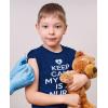 imageTeeStars  Keep Calm My Mom is A Nurse Gift ToddlerInfant Kids TShirtNavy