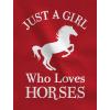 imageTstars  A Girl Who Loves Horses Horse Lover Gift Women SweatshirtNavy