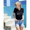 imageTstars  Gift for Horse Lover Infinite Love Women TShirtGray