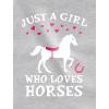 imageTstars  Just A Girl Who Loves Horses Horse Lover Gift ToddlerKids SweatshirtRed