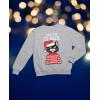 imageTstars Cat Santa Claws Mens Ugly Christmas Sweatshirt Tacky Sweater Style Xmas Holiday Sweatshirts for MenGray