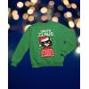 imageTstars Cat Santa Claws Mens Ugly Christmas Sweatshirt Tacky Sweater Style Xmas Holiday Sweatshirts for MenGreen