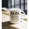 imageTstars Dad Mug Gifts for Papa from Daughter Son Fathers Day Funny Coffee Mugs For Dads 11 Oz WhitePapa Mug