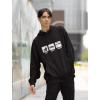 imageTstars Eat Sleep Anime Hoodies for Men Japanese Manga Novelty Unisex Sweatshirt Pullover HoodieBlack