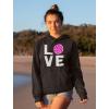 imageTstars Eat Sleep Volleyball Repeat Hoodies for Women Fans Team Players Sweatshirt HoodieBlack