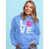 imageTstars Eat Sleep Volleyball Repeat Hoodies for Women Fans Team Players Sweatshirt HoodieCalifornia Blue