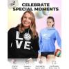 imageTstars Eat Sleep Volleyball Repeat Hoodies for Women Fans Team Players Sweatshirt HoodieGray