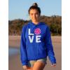 imageTstars Eat Sleep Volleyball Repeat Hoodies for Women Fans Team Players Sweatshirt HoodieRoyal