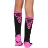 imageTstars Gift for Volleyball Fans Players  Volleyball Logo Athletic Crew SocksBlackPink
