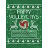imageTstars Gift for Volleyball Fans Ugly Christmas Happy Volleydays Women SweatshirtGreen