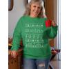 imageTstars Grandma Christmas Sweatshirt Nana Grandmother Gifts Ugly Xmas Holiday Sweatshirts for WomenGreen