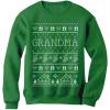 imageTstars Grandma Christmas Sweatshirt Nana Grandmother Gifts Ugly Xmas Holiday Sweatshirts for WomenGreen