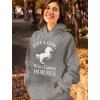 imageTstars Horse Gifts Hoodies for Teen Girls Equestrian Horses HoodieGray