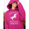 imageTstars Horse Gifts Hoodies for Teen Girls Equestrian Horses Sweatshirt Hoodie Hoodie  Socks Large