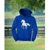 imageTstars Horse Lover Kids Hoodie  Red Black Gray Blue  S M L XL  Unisex  Kids  HoodieBlue