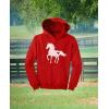 imageTstars Horse Lover Kids Hoodie  Red Black Gray Blue  S M L XL  Unisex  Kids  HoodieRed