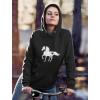 imageTstars Horse Riding Hoodie for Women Teen Girls Gifts for Equestrian Horseback Riding Sweatshirt HoodiesBlack
