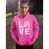 imageTstars Horseshoe Print Love Hoodie for Women Teen Girls Equestrian Horseback Riding Horse Sweatshirt HoodiesPink