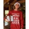 imageTstars Llama Ugly Christmas Sweater Men Women Unisex Holiday Xmas Couples SweatersRed