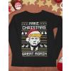 imageTstars Make Christmas Great Again Sweatshirt Trump Ugly Xmas Sweater Style Long SleeveBlack