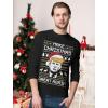 imageTstars Make Christmas Great Again Sweatshirt Trump Ugly Xmas Sweater Style Long SleeveBlack