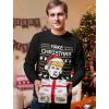 imageTstars Make Christmas Great Again Sweatshirt Trump Ugly Xmas Sweater Style Long SleeveBlack
