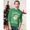 imageTstars Make Christmas Great Again Sweatshirt Trump Ugly Xmas Sweater Style Long SleeveGreen