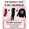 imageTstars Matching Horse Hoodies ampamp Leggings for Women Teen Girls Equestrian Horseshoe Print Love Hoodie ampamp Legging SetHoodieleggingssocks