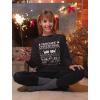 imageTstars Meeowee Cat Christmas Sweater Style Sweatshirt for Women Teen Girls Funny Xmas Holiday SweatshirtsBlack
