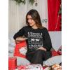 imageTstars Meeowee Cat Christmas Sweater Style Sweatshirt for Women Teen Girls Funny Xmas Holiday SweatshirtsBlack