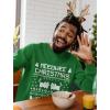 imageTstars Meeowee Ugly Christmas Sweatshirt for Men Tacky Sweater Style Cat Xmas Holiday Mens SweatshirtsGreen