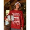 imageTstars Meeowee Ugly Christmas Sweatshirt for Men Tacky Sweater Style Cat Xmas Holiday Mens SweatshirtsRed