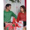 imageTstars Mom ampamp Dad Matching Couples Ugly Christmas Sweatshirts Funny His and Hers Xmas Holiday Sweatshirt for Men WomenMom Red  Dad Green