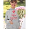 imageTstars Nurse Sweatshirt Hoodies for Women Funny Gifts for Nurses Nursing School HoodieGray