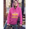 imageTstars Smell Like a Horse Funny Gift for Horse Lover Riding Women HoodiePink