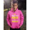 imageTstars Smell Like a Horse Funny Gift for Horse Lover Riding Women HoodiePink