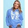 imageTstars Volleyball Hoodies Gifts for Teen Girls Women Fans Team Players Love Sweatshirt HoodieCalifornia Blue