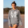 imageTstars Volleyball Hoodies Gifts for Teen Girls Women Fans Team Players Love Sweatshirt HoodieGray