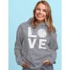 imageTstars Volleyball Hoodies Gifts for Teen Girls Women Fans Team Players Love Sweatshirt HoodieGray