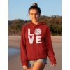 imageTstars Volleyball Hoodies Gifts for Teen Girls Women Fans Team Players Love Sweatshirt HoodieRed